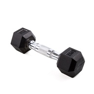 Hexagonal Rubberized Dumbbells 2kg (2kg Dumbbells/Weightlifting/Weight Training/Muscle Strength Trai