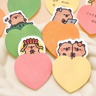 Cute Capybara Heart Note Paper