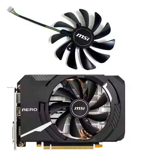 NEW XY-D10015SH RTX 2060 AERO ITX GPU FAN，For MSI GTX 1660、1660S、1660Ti AERO ITX、RTX 2060、2070 AERO 