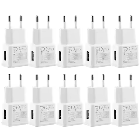 10Pcs/lot Travel Wall Charger 5V 2A Universal Phone Adapter For Samsung A10 A31 A41 A51 A71 A5 A7 20