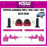 TOYOTA AVANZA F651 , F652 , F653 , F654 ( 12-2020 ) ABSORBER FRONT / REAR HEAVY DUTY TWIN VALVE ORIGINAL KSW