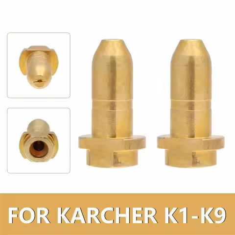 1Pc Brass Nozzle Tip Replacement For Karcher K1-K9 Pressure Washer Spray-Gun Wand Copper Jet Adapter