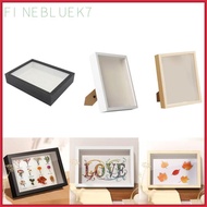 [finebluek7] Wood DIY Shadow Box Frame 5cm Depth Display Box for Medals DIY Gifts Tickets