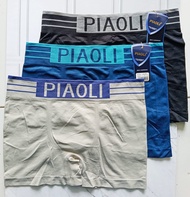 PROMO TERLARIS ISI 3PCS CELANA DALAM PRIA SEAMLES TANPA JAHITAN MODEL BOXER PIAOLI - Boxer pria impo