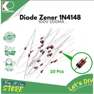 10PCS DIODE ZENER 1N4148 DO-35 100V 200MA