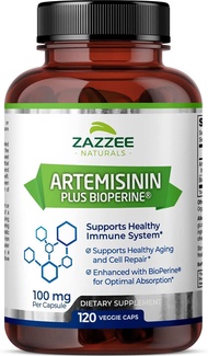 Zazzee Artemisinin Plus BioPerine 100 mg Per Capsule (120 Veggie Caps)