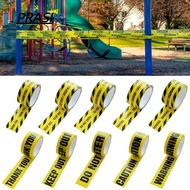 PRASI Warning Tape, Black Character DO NOT ENTER Caution Signs Adhesive Tape, Tool KEEP OUT Party De