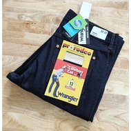 Wrangler 13MWZ Jeans Raw Fabric Chicken Skin 14oz. Non-Stretch Authentic Brand Made in Thailand 3