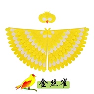 Children Bird Wings Wings Kindergarten Performance Costume Bird Costume 6-12 Years Old Parrot Owl Wi