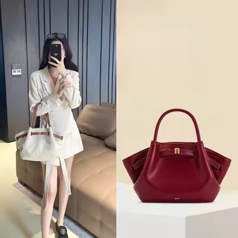 JW PEI Dumpling Bag, Small Size, Women's Shoulder Bag, Crossbody Bag, Handbag, Oil Waxed