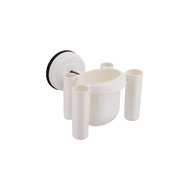 Feca Diana Strong Suction Cup Toothbrush Holder - White D1