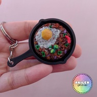 SISIG CLAY KEYCHAIN (HANDMADE) || AKILEX CLAY ART