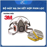3M 6100/6200/6300 chemical resistant mask set + 3M 6003 filter - respiratory protection mask