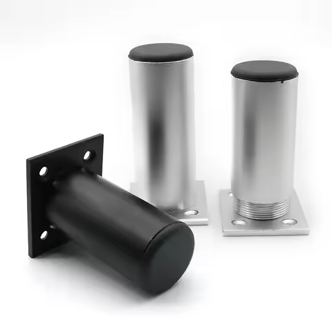 4Pcs/Set Adjustable Cabinet Foot 6-30cm Height Aluminum Alloy Furniture Support Legs Table Chairs Be