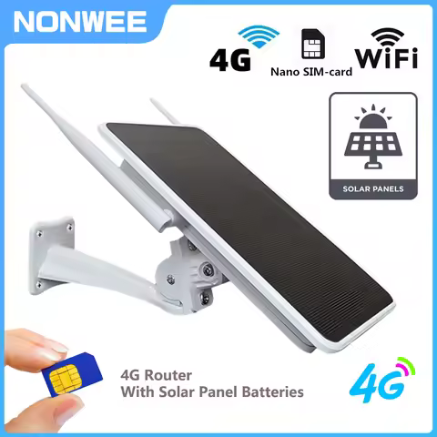 6W 10W 15W 4G Solar Router WiFi Repeater Solar Powered All in One 50M WiFi Range IP66 Waterproof Tot