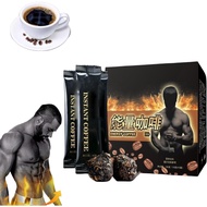 Men's Energy Coffee 10pcs/box Black Maca Men's Energy Coffee,Maca Coffee Powder, Instant Maca Coffee