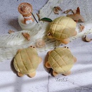 【Ta&amp;S】小烏龜造型麵包 Turtle bread　２入單裝／２入盒裝 菠蘿麵包 造型麵包 手工麵包 牛奶麵包