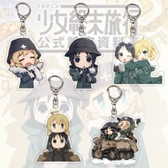 Anime Girls Last Tour, Shoujo Shuumatsu Ryokou Character Anime Chito And Yuri Cute Decorative Access
