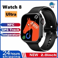 ZZOOI LEMFO Smart Watch 8 Ultra Men Women NFC Bluetooth Call 49mm Smartwatch Ultra Series 8 Thermometer Waterproof Sports GPS Track