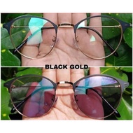 2 in 1 Black Gold anti-Radiation Photochromic Glasses