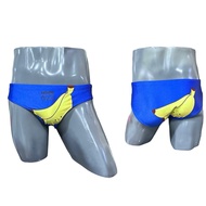 SW142 กางเกงว่ายน้ำผ้าไลคร่า สกรีนลายกล้วยหอม Awesome swimwear