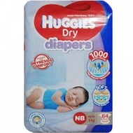 Pampers Huggies Dry Newborn NB64