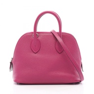 【二手】愛馬仕 HERMES 手提包 Bolide 1923 Mini 2WAY 玫瑰紫色皮革 Bolide 1923 Mini 玫瑰紫色 女士二手 A