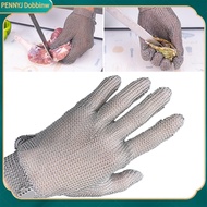 PENNYJ Butcher Gloves Corrosion-resistant Steel Gloves Stainless Steel Mesh Cut Resistant Glove for 