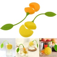 [Tea Strainer Tea Set] [Filter Strainer Handy Tool] Cute Lemon Tea Maker Edible Silicone Filter Tea 