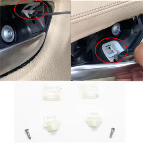 ESIRSUN Inner Door Opener Recess Repair Kit Fit For BMW 5 Series F10 F11 F18 LCI ,51417286923 ,51417