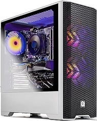 Skytech Gaming Blaze 3.0 Gaming PC Desktop - AMD Ryzen 5 3600 3.6GHz, 3060 12GB, 16GB DDR4 3200, 1TB SSd, 600W Gold PSU, Windows 10 Home 64-bit, AC WiFi, White