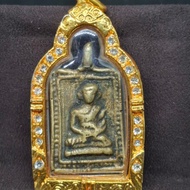 LP Plai Rian Amulet BE2478 龍婆掰 佛牌 五大金属佛牌 壳有 裂痕