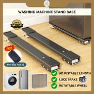 Ready Stock 300kg Heavy Duty Washing Machine Stand Base Pelapik Roda Mesin Basuh Anti Slip Adjustabl