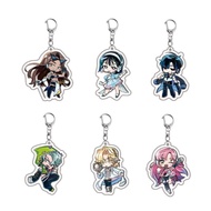 ALIEN STAGE Key MIZI SUA TILL IVAN HYUNA LUKA Anime Acrylic Pendant  Keychain Keyring Collection Cos