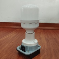 Đế Đèn Đui E27 12V-24V  NDE Sử Dụng Pin Chân MAKITA 21V Gắn Bóng LED ( Không dùng bóng 220V)