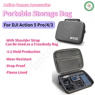 For DJI Action 5 Pro/4/3 All-round Set Case Portable Storage Bag Waterproof Bag  Crossbody Bag DJI 5