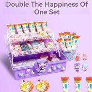 DIY Goo Chuck Hand Tool Set Sticker Card Goo Card Storage Box Three-layer Cute Goo Card