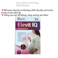Vitamin tổng hợp cho bà bầu Elevit IQ -Vitamin bầu-Viên uống tổng hợp cho bà bầu lọ 30v-Bổ sung vita