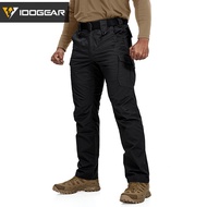 IDOGEAR Tactical Pants Water-repellent Tear-resistant Men Outdoors Duty Training Elastic Breathable