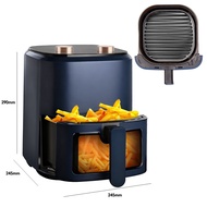 SONBBEEN หม้อทอดไร้น้ำมัน รุ่นใหม่ Air Fryer ความจุขนาดใหญ่ 8L ระบบสัมผัส มัลติฟังก์ชั่น หม้อทอดไร้น