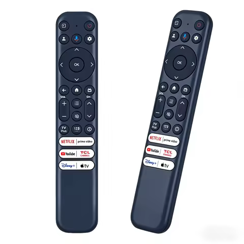 RC813 Smart Remote Controller for TCL Google TV, Replacement Handset Compatible with QM8 QM7 S5 S4 S