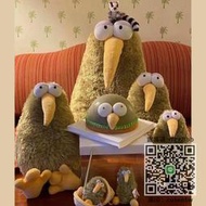 公仔德國NICI奇異鳥公仔毛絨玩偶小鳥玩具可愛擺件幾維鳥kiwi兒童禮物