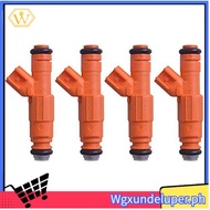 【W】4Pcs Automobile Fuel Injector for Ford Focus Mazda 6 2.3L MZR 3M4G9F593BA 0280156156