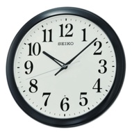 [𝐏𝐎𝐖𝐄𝐑𝐌𝐀𝐓𝐈𝐂] Seiko QXA776KN QXA776K  Metallic Black Wall Clock