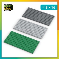 Flat brick sheet 8x16 - Puzzle assembly toy accessory 92438 - Quantity 1 piece