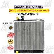 ISUZU NPR PRO  4.8CC (MT) 3LAYER RADIATOR ASSEMBLY PA36