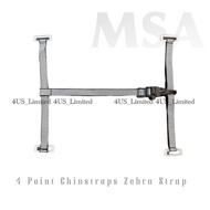 UNIVERSAL SAFETY HELMET 4 POINT CHIN STRAP | ZEBRA CHINSTRAP suitable for helmet MSA  3M  PROGUARD