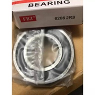 Bearing 6206 FBZ 2RS plastic cap - Bearing bearing, smooth running -