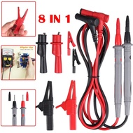 [TOP-MY]-Test Cable 10A Alligator For Fluke Clamp Multimeter Cable Kit Lead Test Duable-[High Qualit