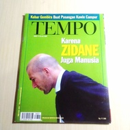 Majalah TEMPO No.21 Jul 2006 KARENA ZIDANE JUGA MANUSIA (RARE ITEM)